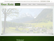 Tablet Screenshot of haus-marta.com